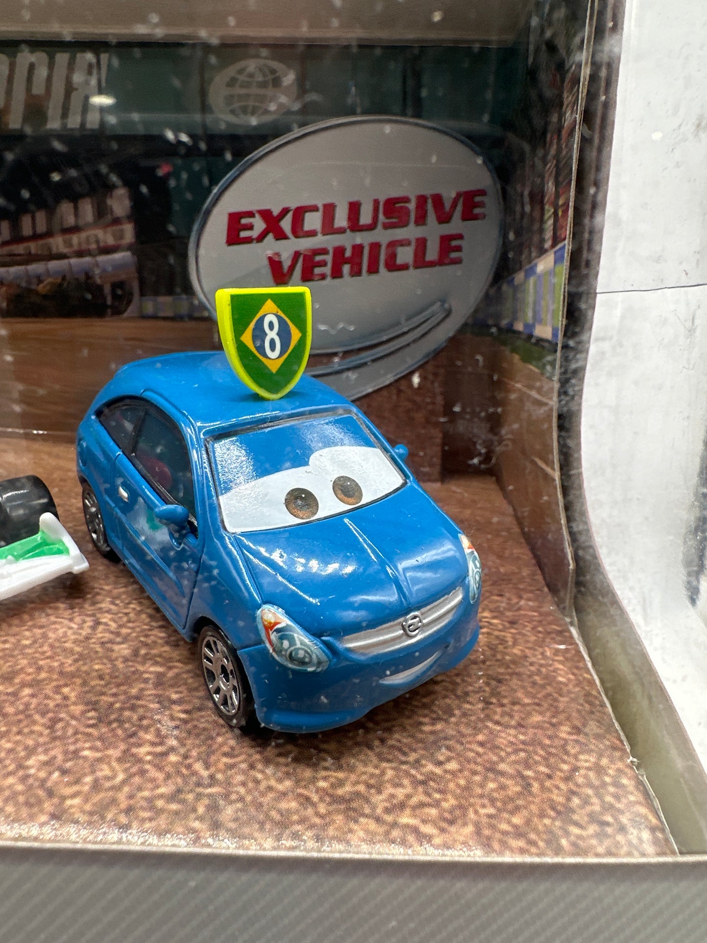 Disney Pixar Cars Movie - Race Day Fan (Four) 4 Pack - Bob Moter, Carla Veloso, Francesco Bernoulli And Erik Lanely