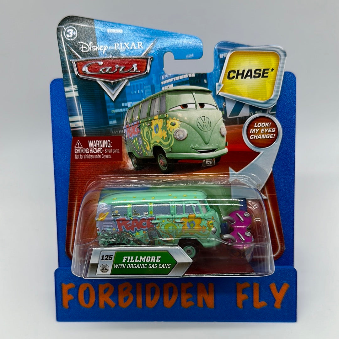 Disney Pixar Cars Movie - Eye Changing Chase Fillmore with Organic Gas Cans