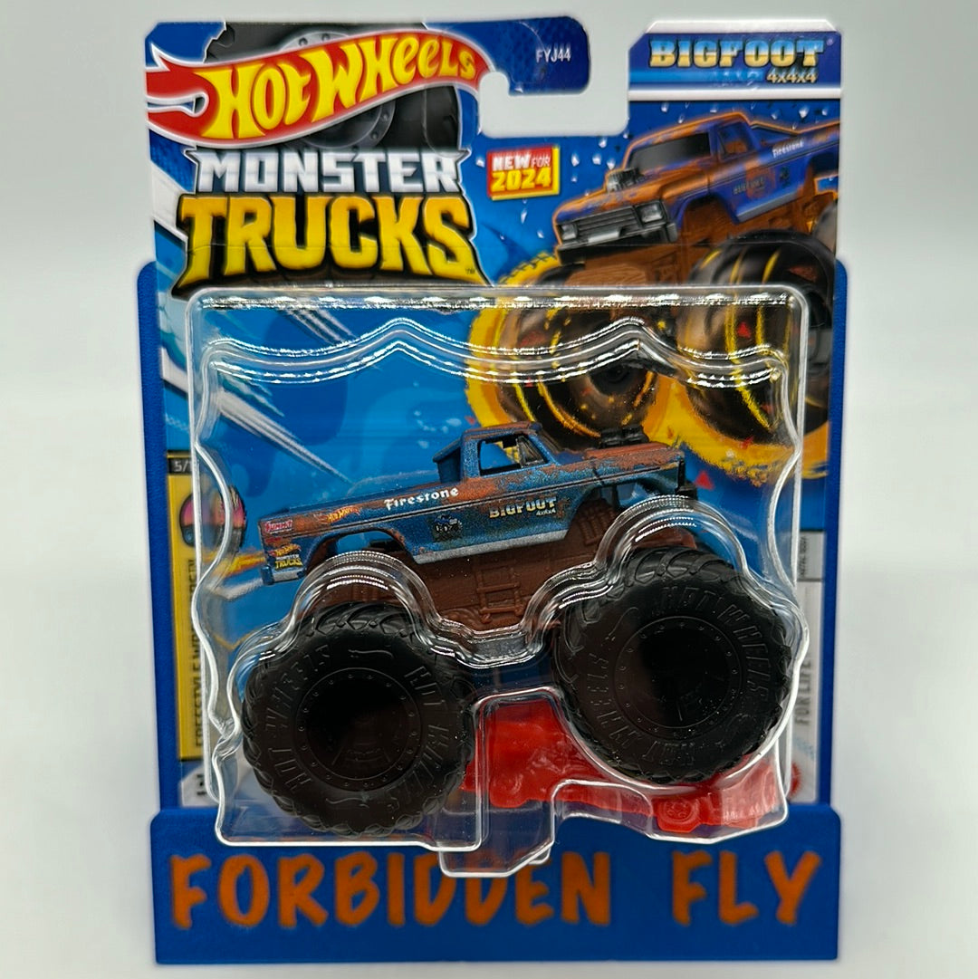 Hot Wheels Monster Trucks - w/ Connect and Crash Car - Bigfoot 4X4