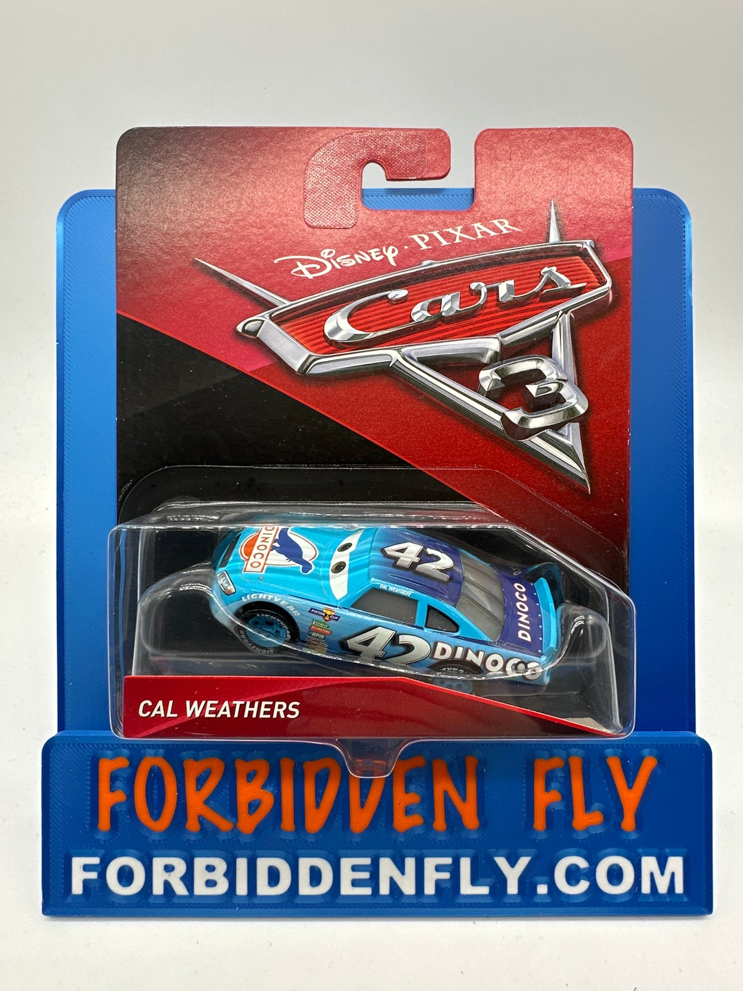 Disney Pixar Cars Movie - Cars 3 - Cal Weathers Dinoco Piston Cup Racer #42