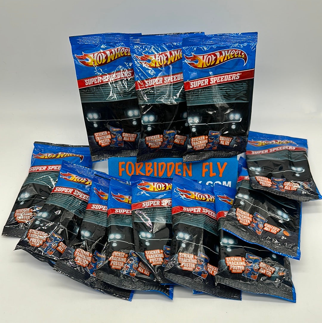 Hot Wheels 2012 Mystery Models Super Speeders - Kroger Exclusive - Complete Set of 12