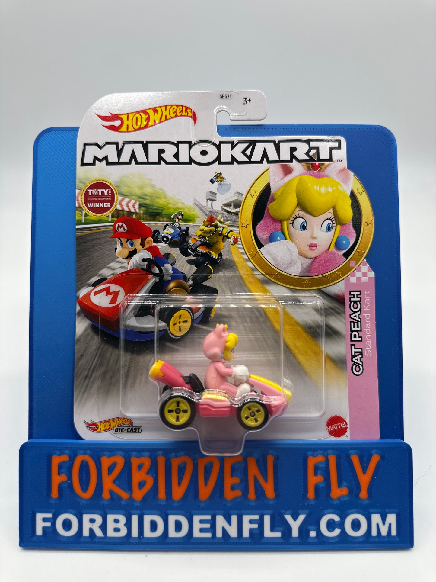 Hot Wheels Mario Kart - Character Kart - Cat Peach and Standard Kart