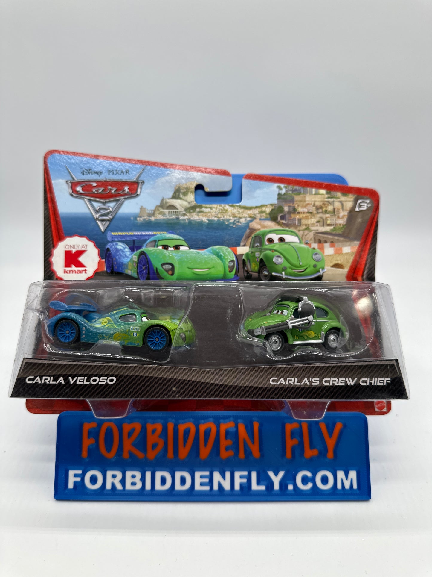 Disney Pixar Cars Movie - Cars 2 Two Pack - KMart Exclusive - Carla Veloso & Carla’s Crew Chief