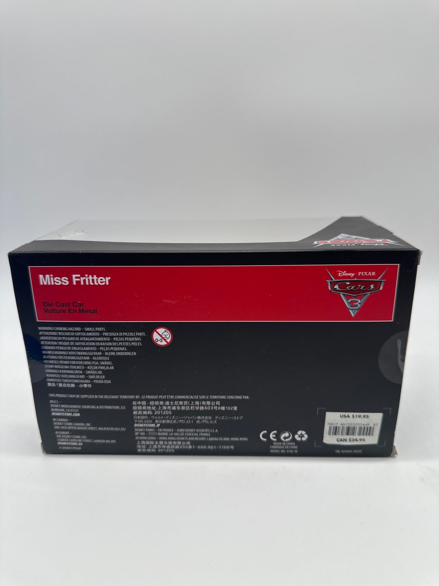 Disney Pixar Cars Movie - Disney Store 1:43 Exclusive - Miss Fritter