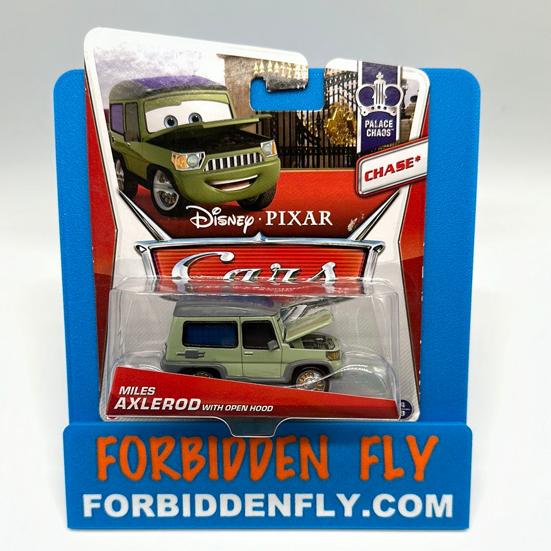 Disney Pixar Cars Movie - Palace Chaos Series - Chase Miles Axlerod with Open Hood