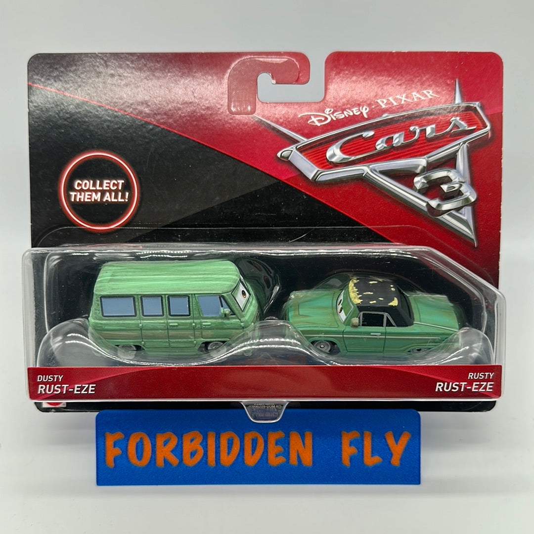 Disney Pixar Cars Movie - Cars 3 Two Pack - Rusty Rust-Eze & Dusty Rust-Eze