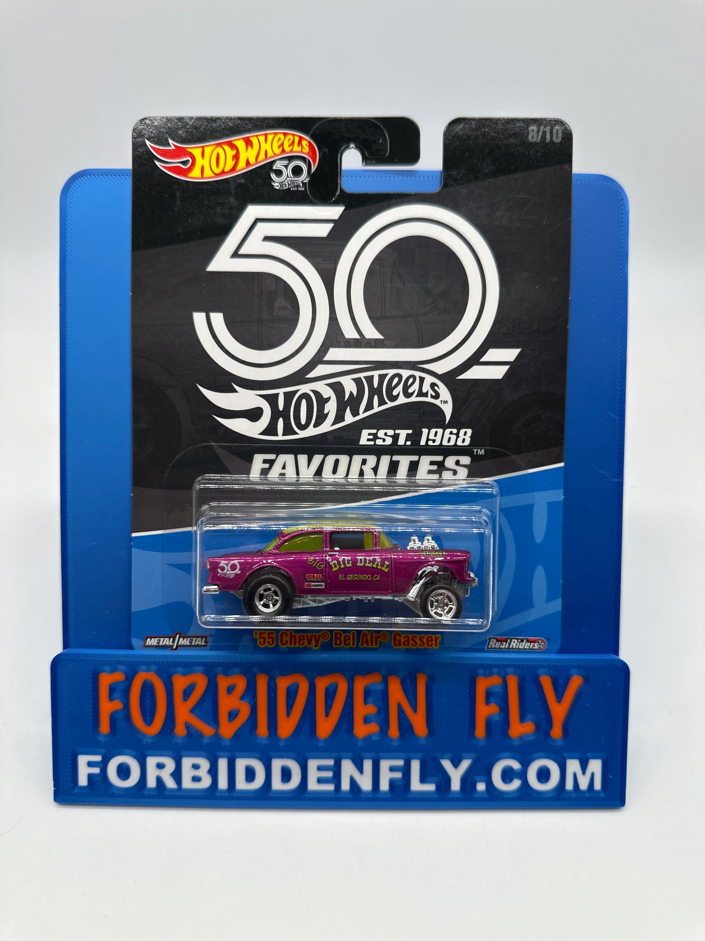 Hot Wheels Premium - 50th Favorites - #8/10 - ‘55 Chevy Bel Air Gasser