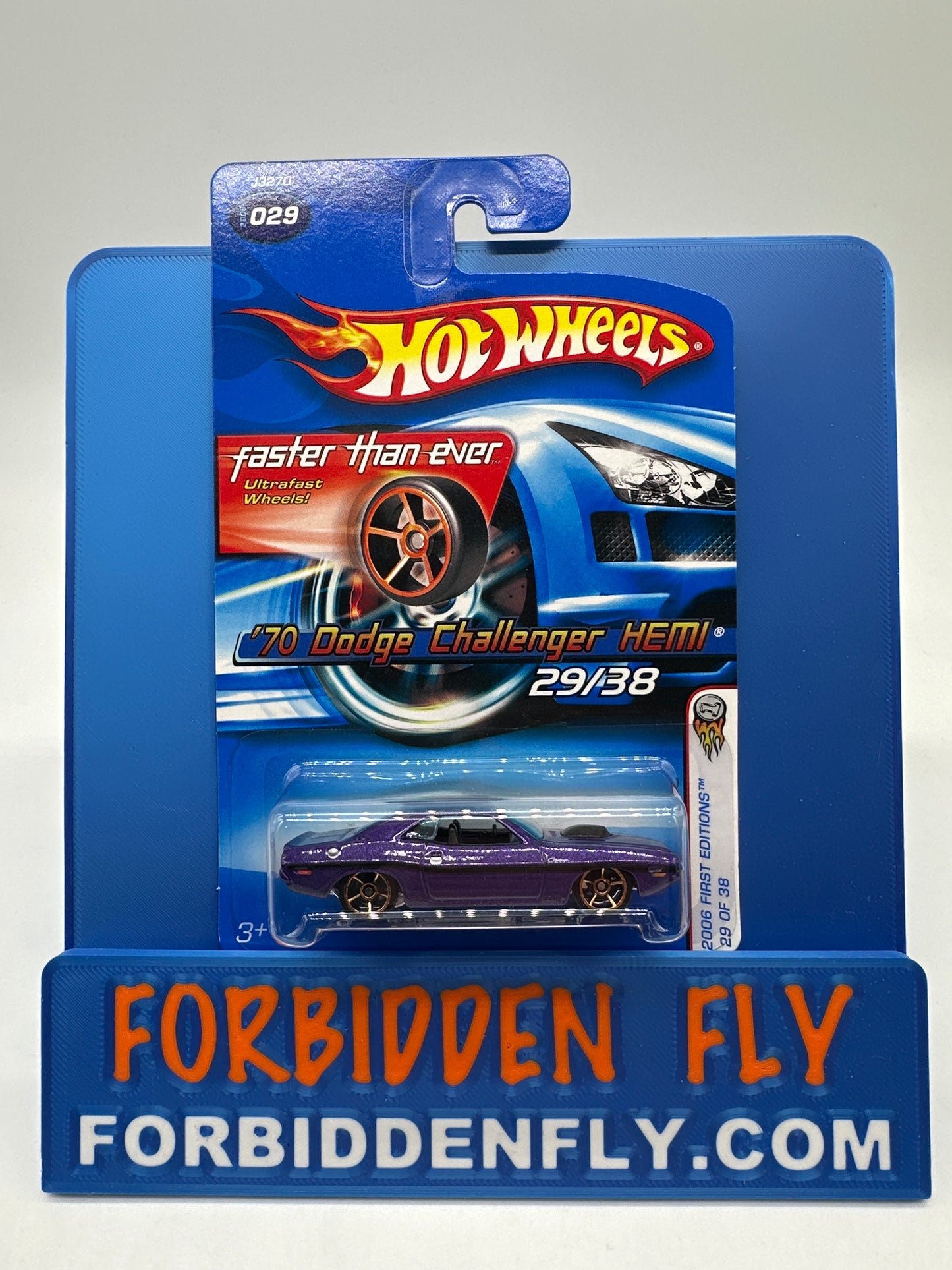Hot Wheels Mainline - 2006 First Editions - ‘70 Dodge Challenger Hemi - Faster Than Ever - Purple