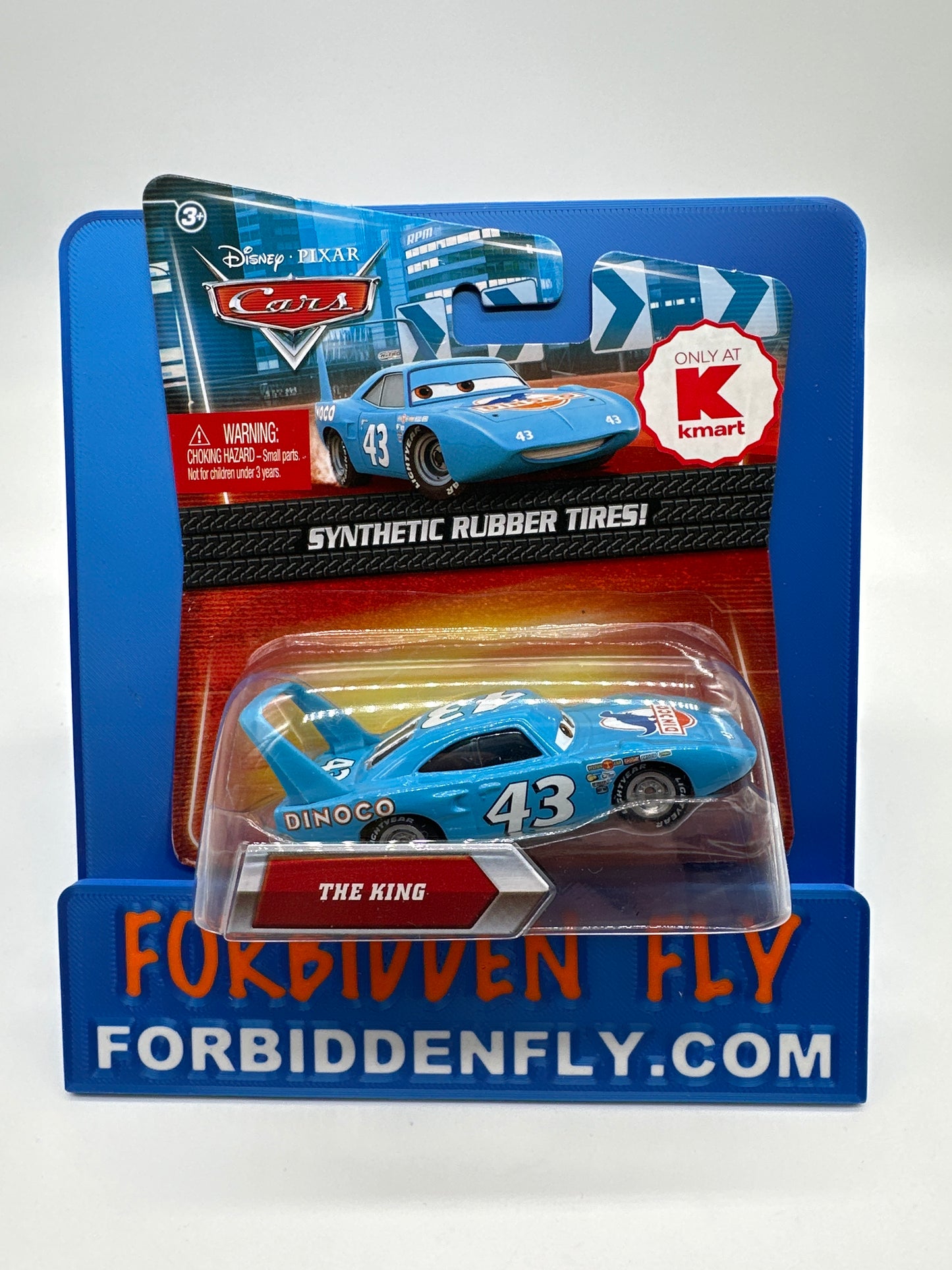Disney Pixar Cars Movie - K Mart Exclusive - Synthetic Rubber Tires #43 The King