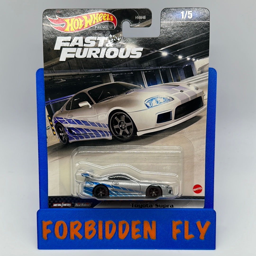 Hot Wheels Premium - Retro Entertainment Fast & Furious 2023 Mix D Single - #1/5 - Toyota Supra