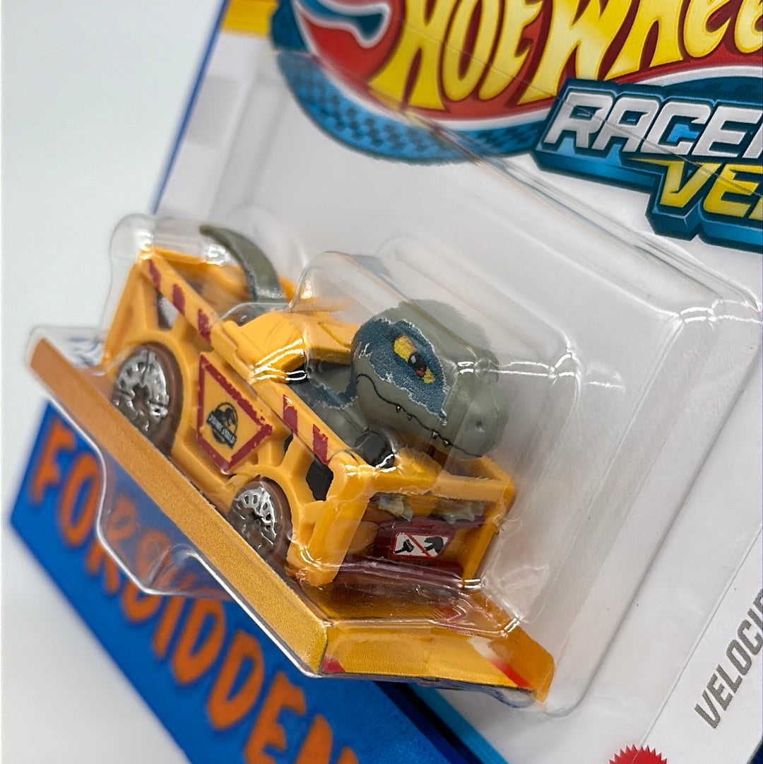 Hot Wheels - 2024 Racer Verse - Jurassic World Movie Velociraptor “Blue” Car