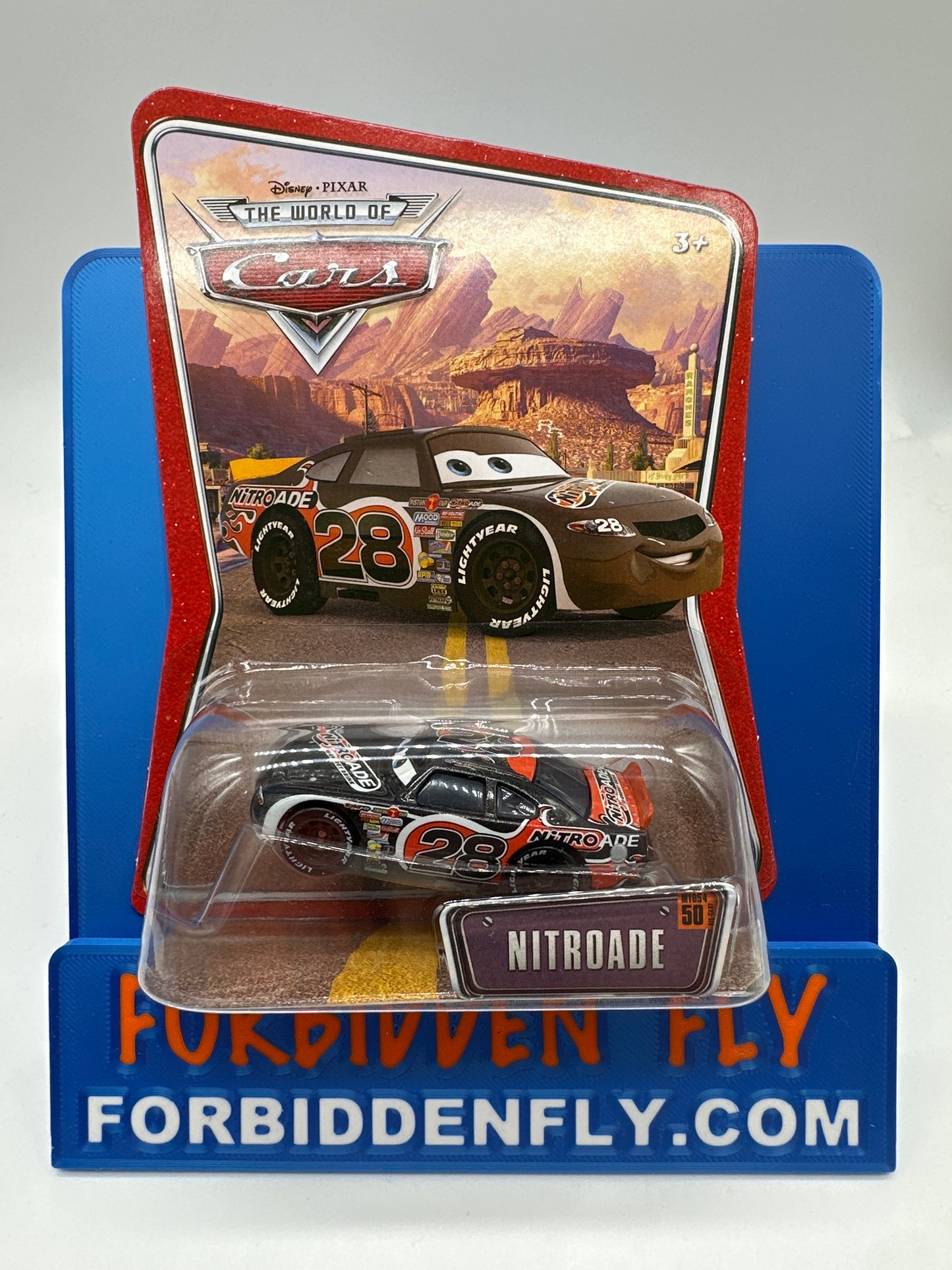 Disney Pixar Cars Movie - World of Cars - Nitroade #28 Piston Cup Racer