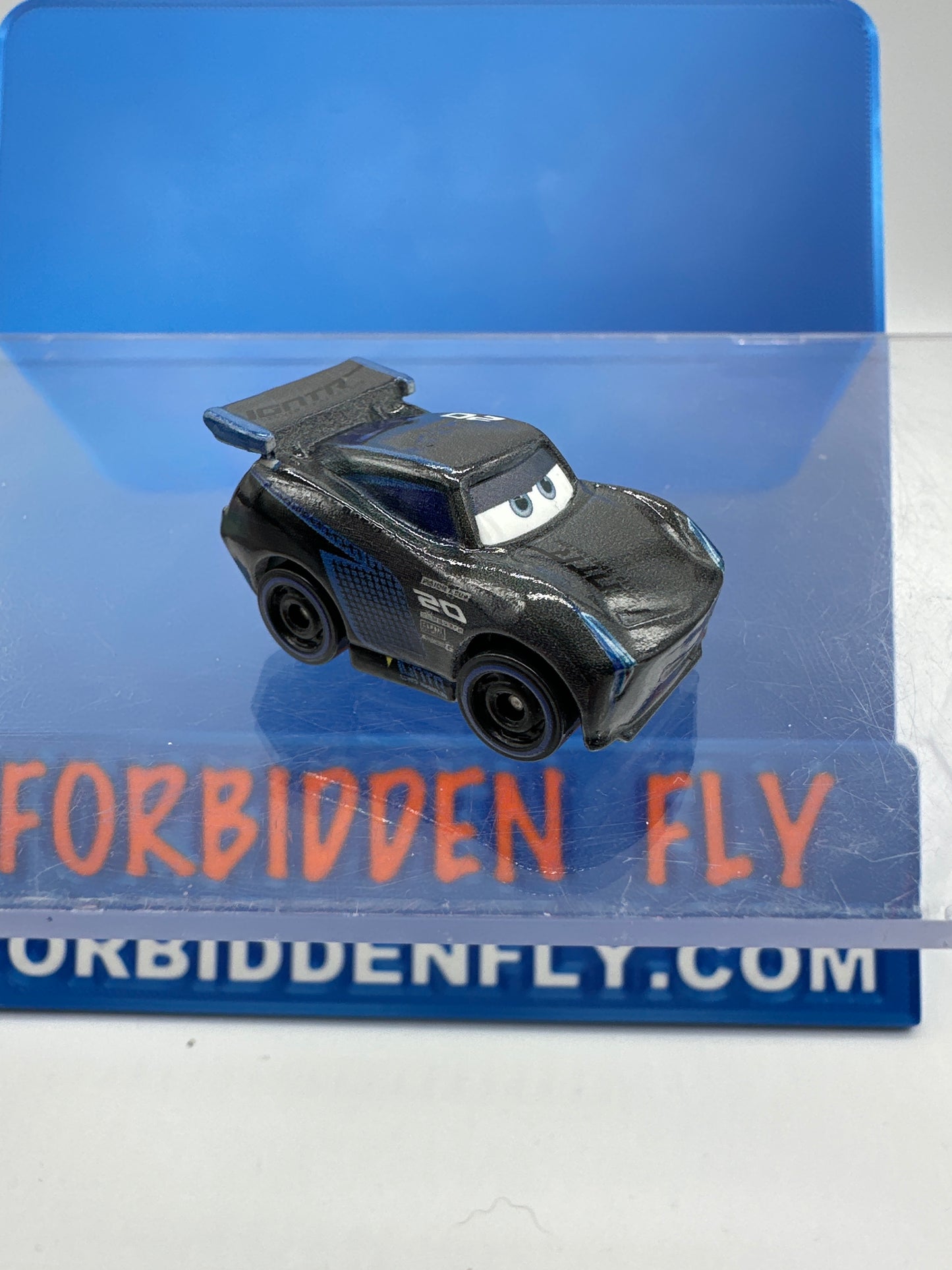 Disney Pixar Cars Movie Metal Mini Racers - Loose Glow in the Dark Jackson Storm #20 Next Gen Racer