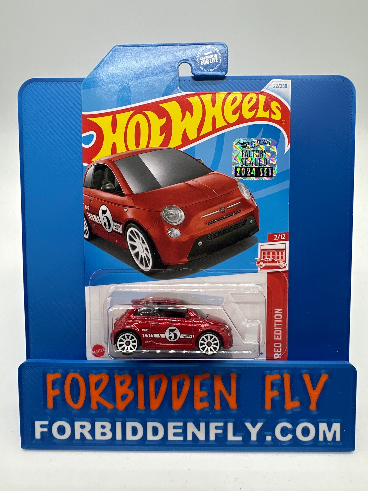Hot Wheels Mainline - 2024 Factory Sticker - Target Red Edition - Fiat 500e