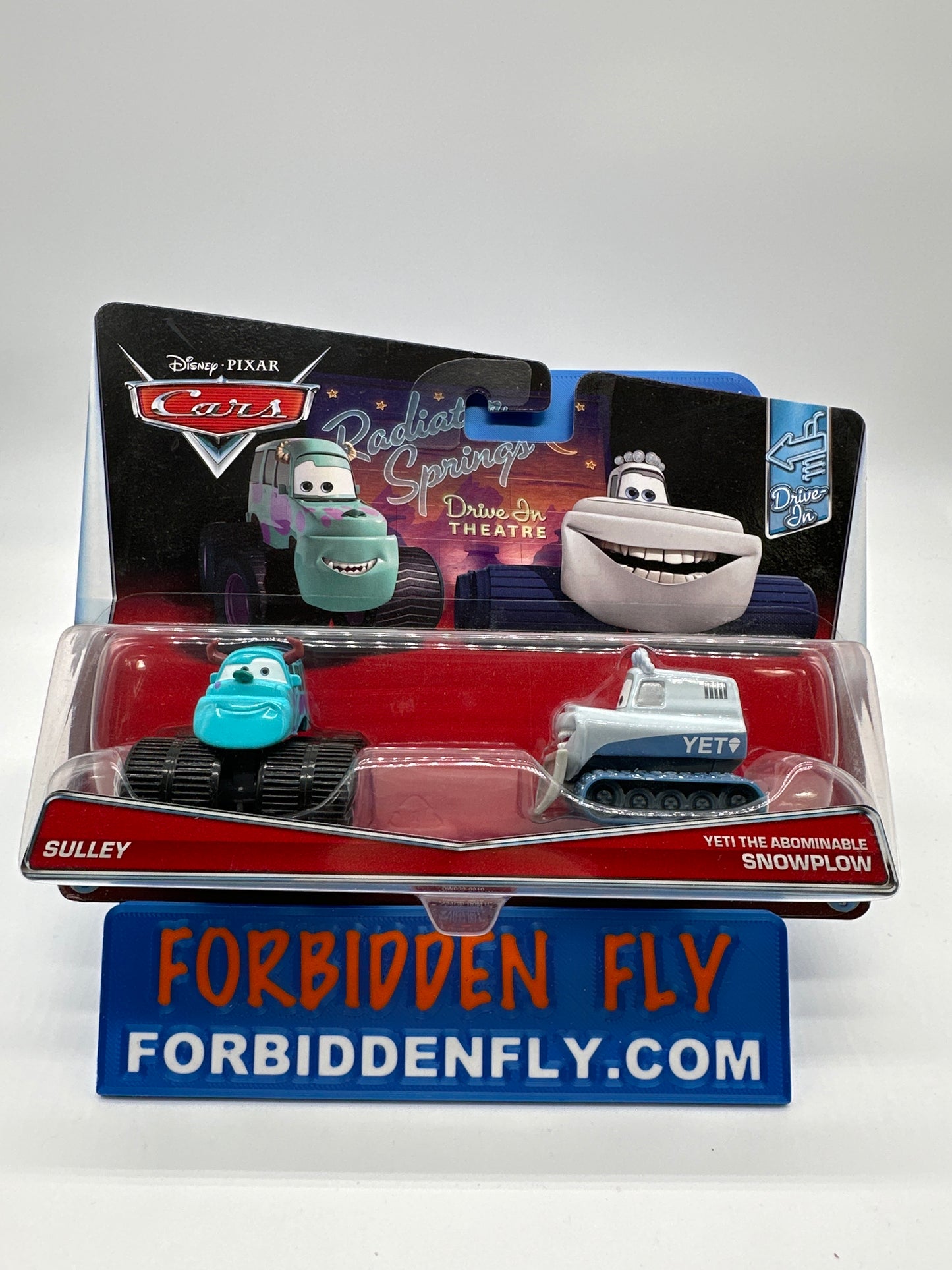 Disney Pixar Cars Movie - Drive In Series (Two) 2 Pack - Sulley & Yeti the Abominable Snowplow