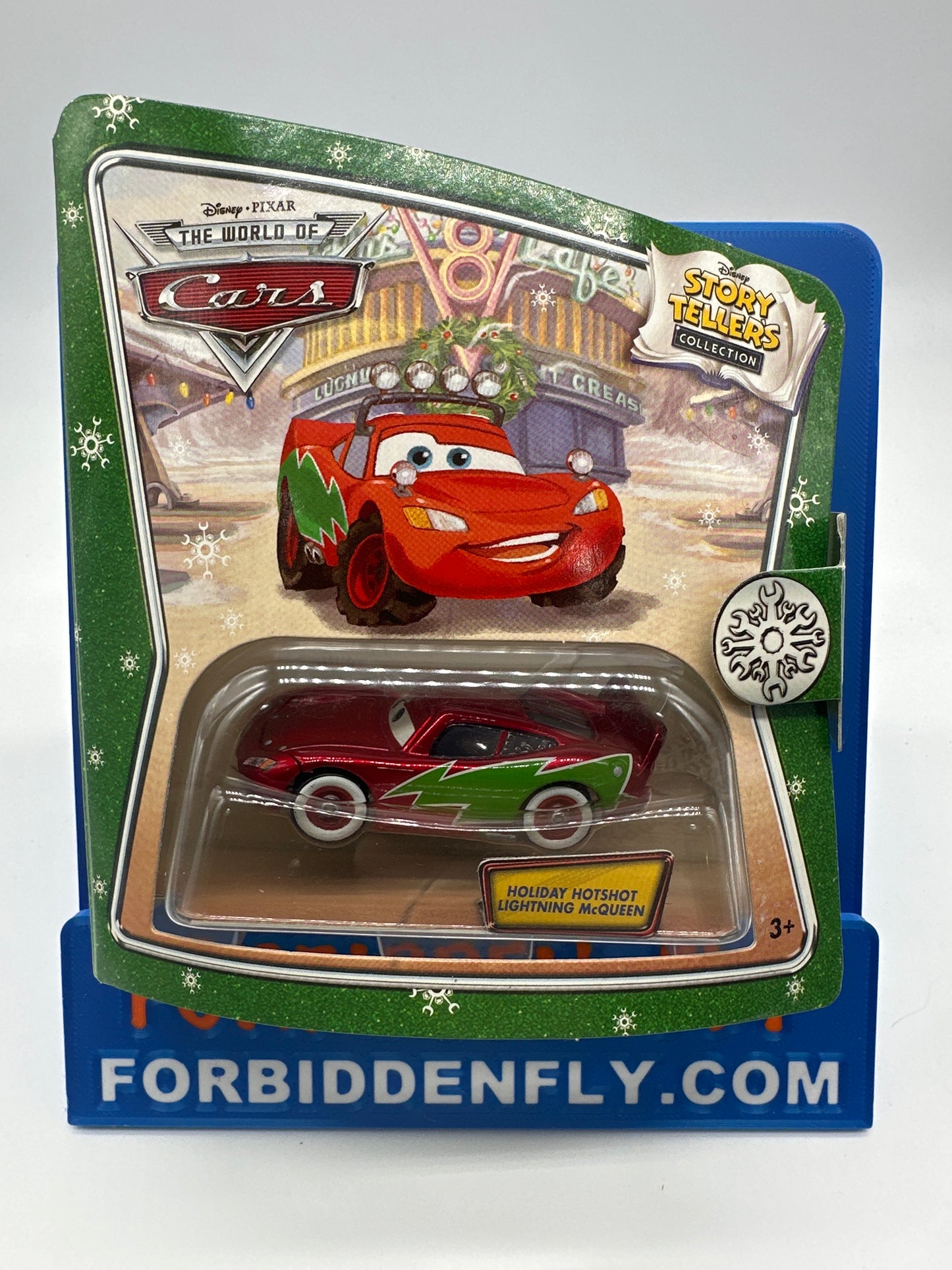 Disney Pixar Cars Movie - Story Tellers Collection Holiday Series - Holiday Hot Shot Lightning McQueen