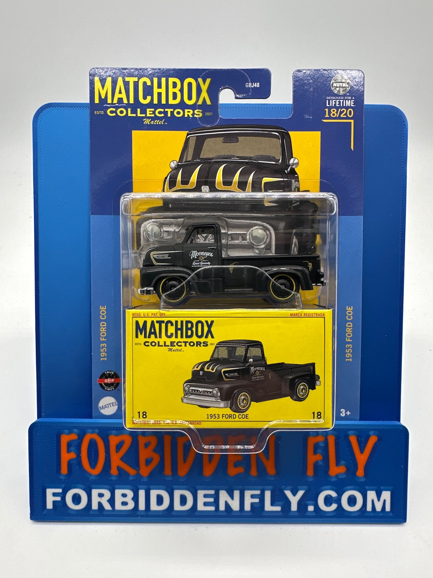 Matchbox Collectors 2024 - #18/20 - 1953 Ford COE Mooneyes - Black