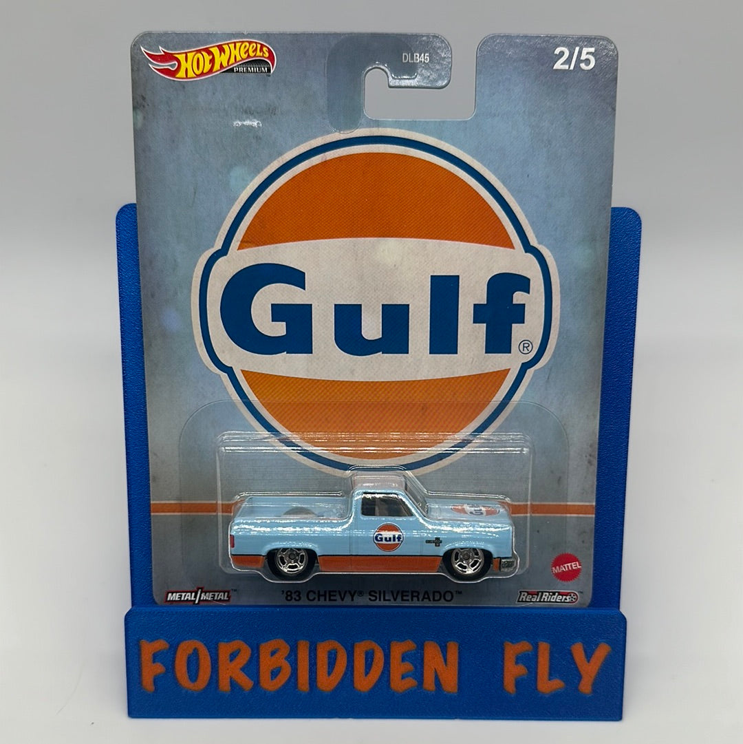 Hot Wheels Premium - Pop Culture 2020 Fuel Series Single - #2/5 - Gulf ‘83 Chevy Silverado