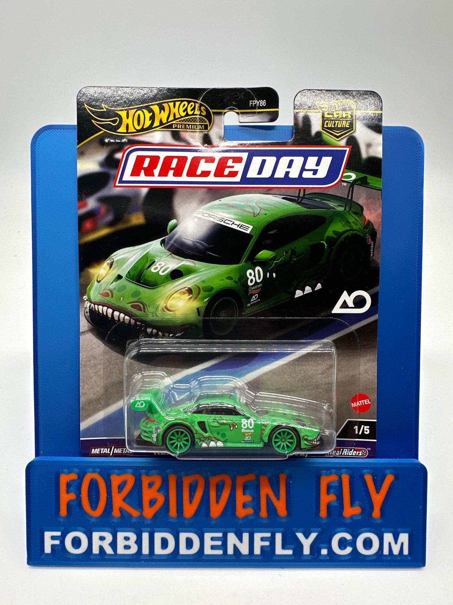 Hot Wheels Car Culture Premium - 2024 Race Day Series Single - #1/5 - “Rexy” Porsche 911 GT3 R (992)