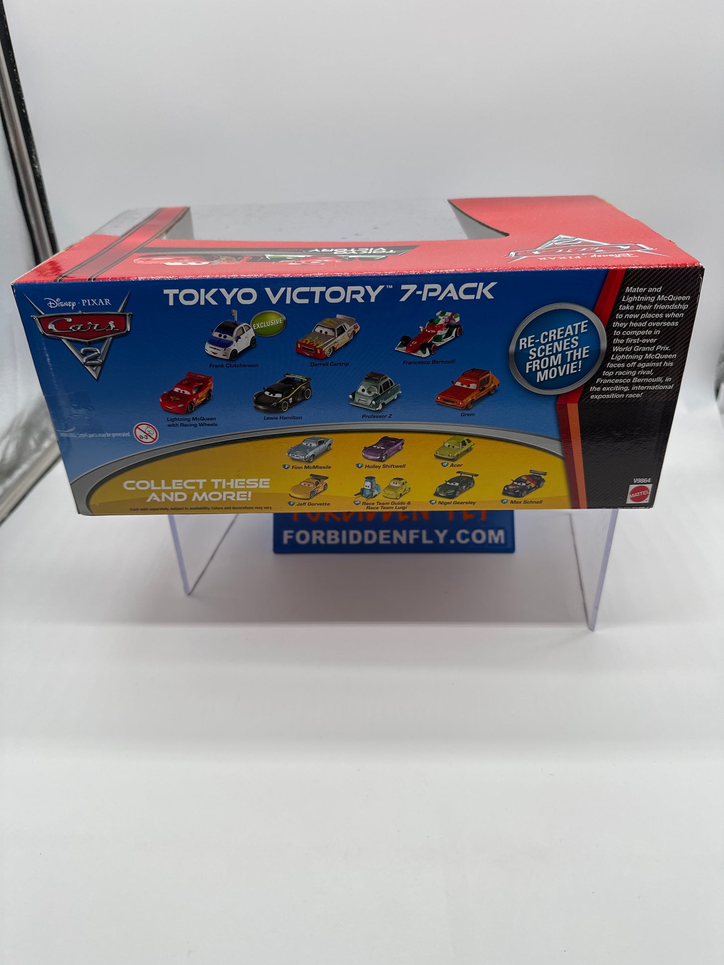 Disney Pixar Cars Movie - Target Exclusive Cars 2 Tokyo Victory 7 Car Set Multipack