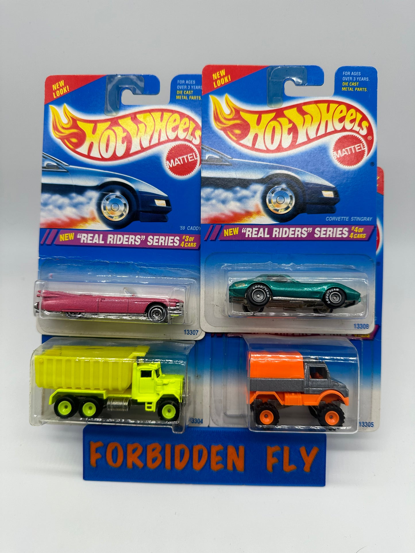 Hot Wheels Mainline - 1995 Real Riders Mini Set of 4