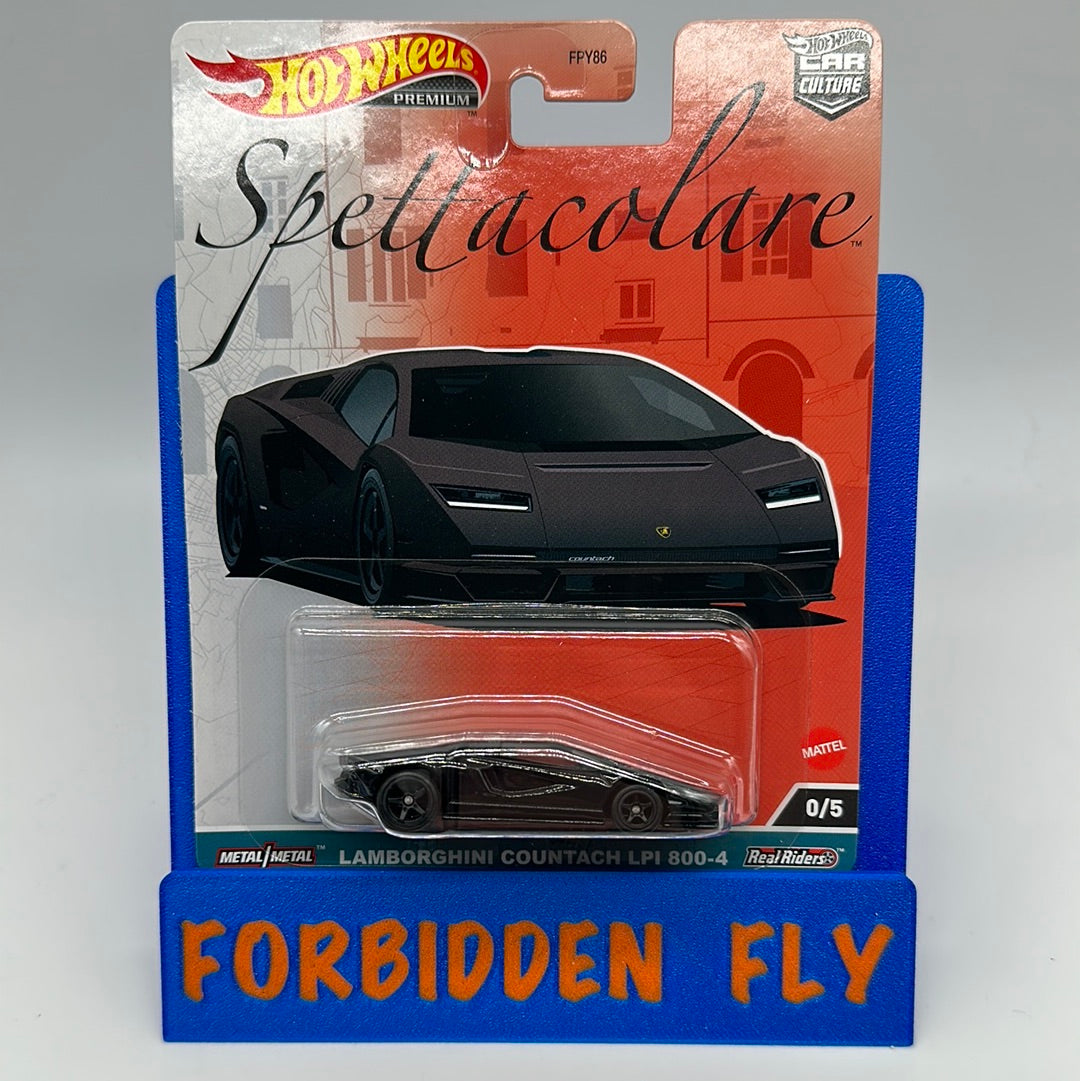 Hot Wheels Car Culture Premium - Spettacolare Series Single - #0/5 Chase - Lamborghini Countach LPI 800-4