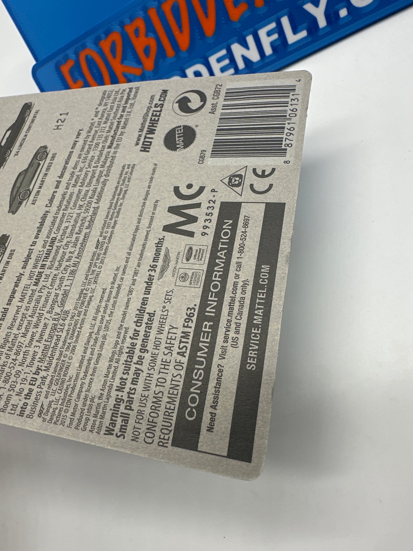 Hot Wheels - Walmart Exclusive 2014 James Bond 007 Series - Complete Set of 5