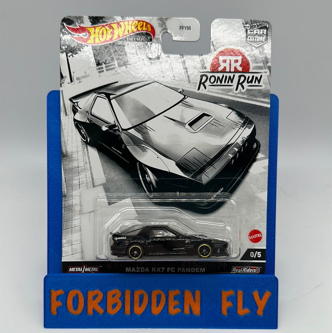 Hot Wheels Car Culture Premium - Ronin Run Single - #0/5 Chase - Mazda RX7 FC Pandem