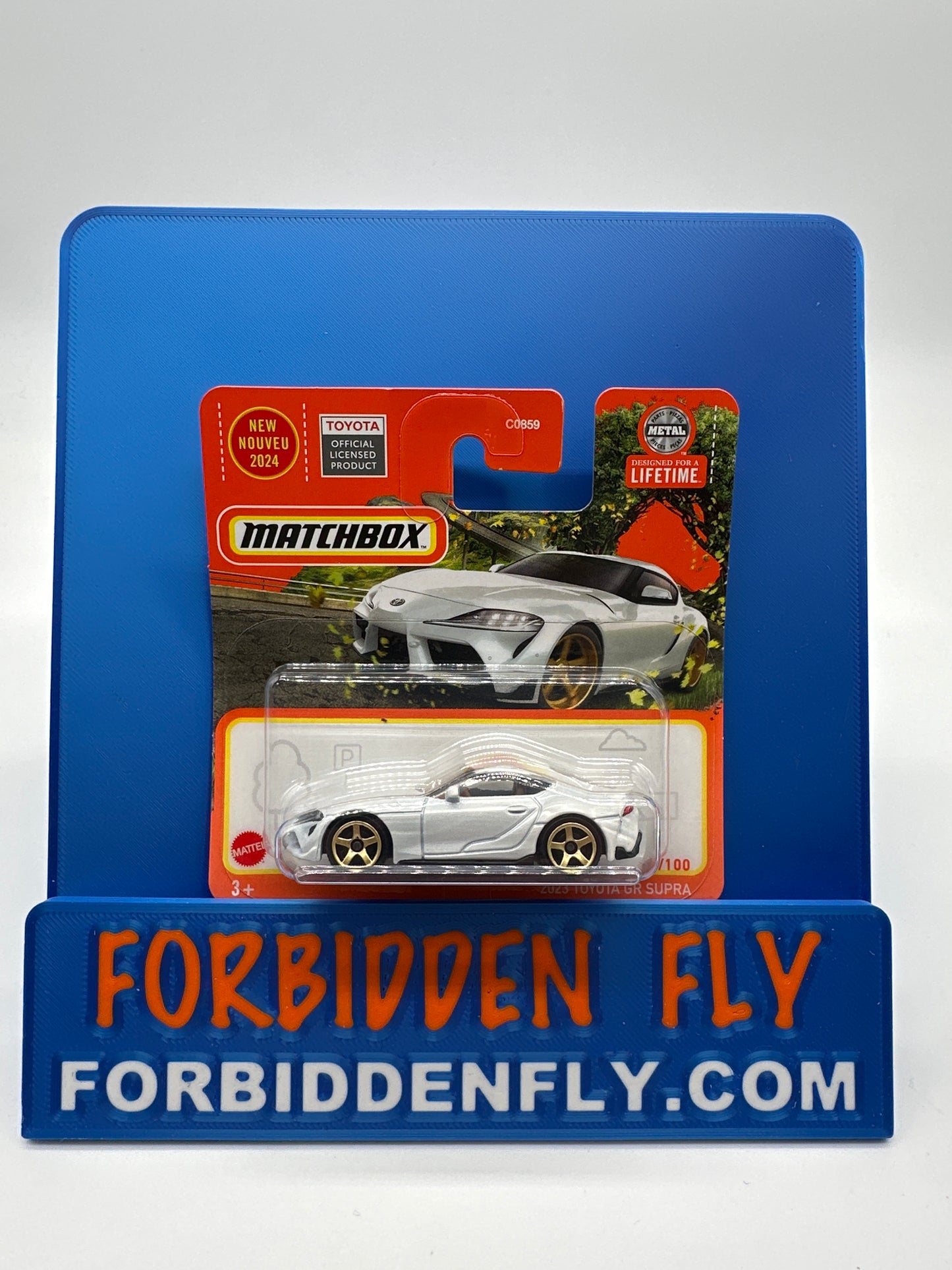 Matchbox - 2024 Mainline - Short Card - #39/100 - 2023 Toyota GR Supra - White