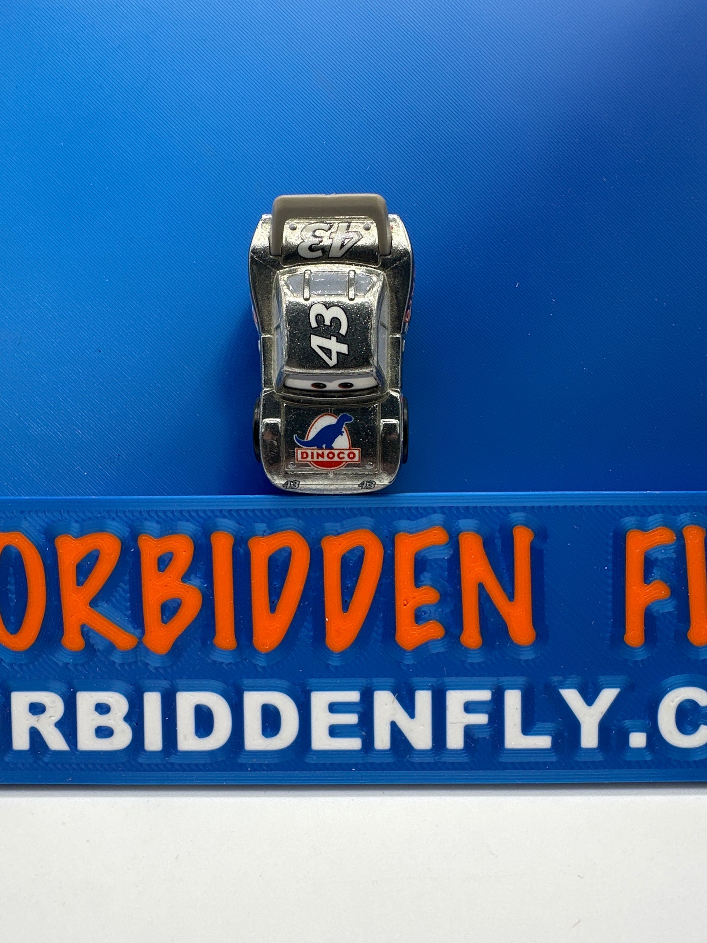 Disney Pixar Cars Movie Metal Mini Racers - Loose Silver Strip Weathers The King