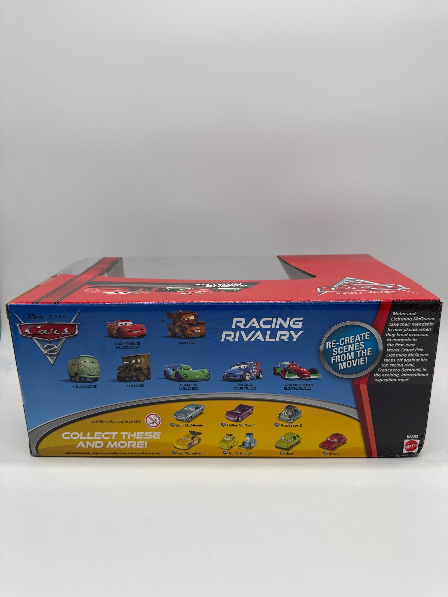 Disney Pixar Cars Movie - Target Exclusive Cars 2 Series - Racing Rivalry 7 Pack Set