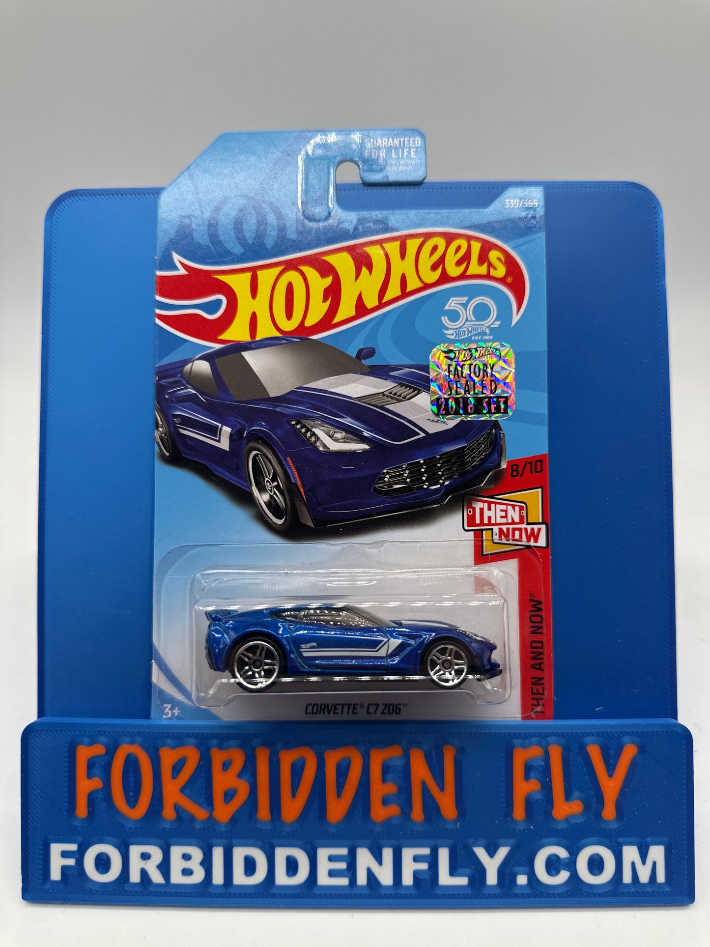 Hot Wheels Mainline - Factory Stickered 2018 - Corvette C7 Z06 - Lot Of 2