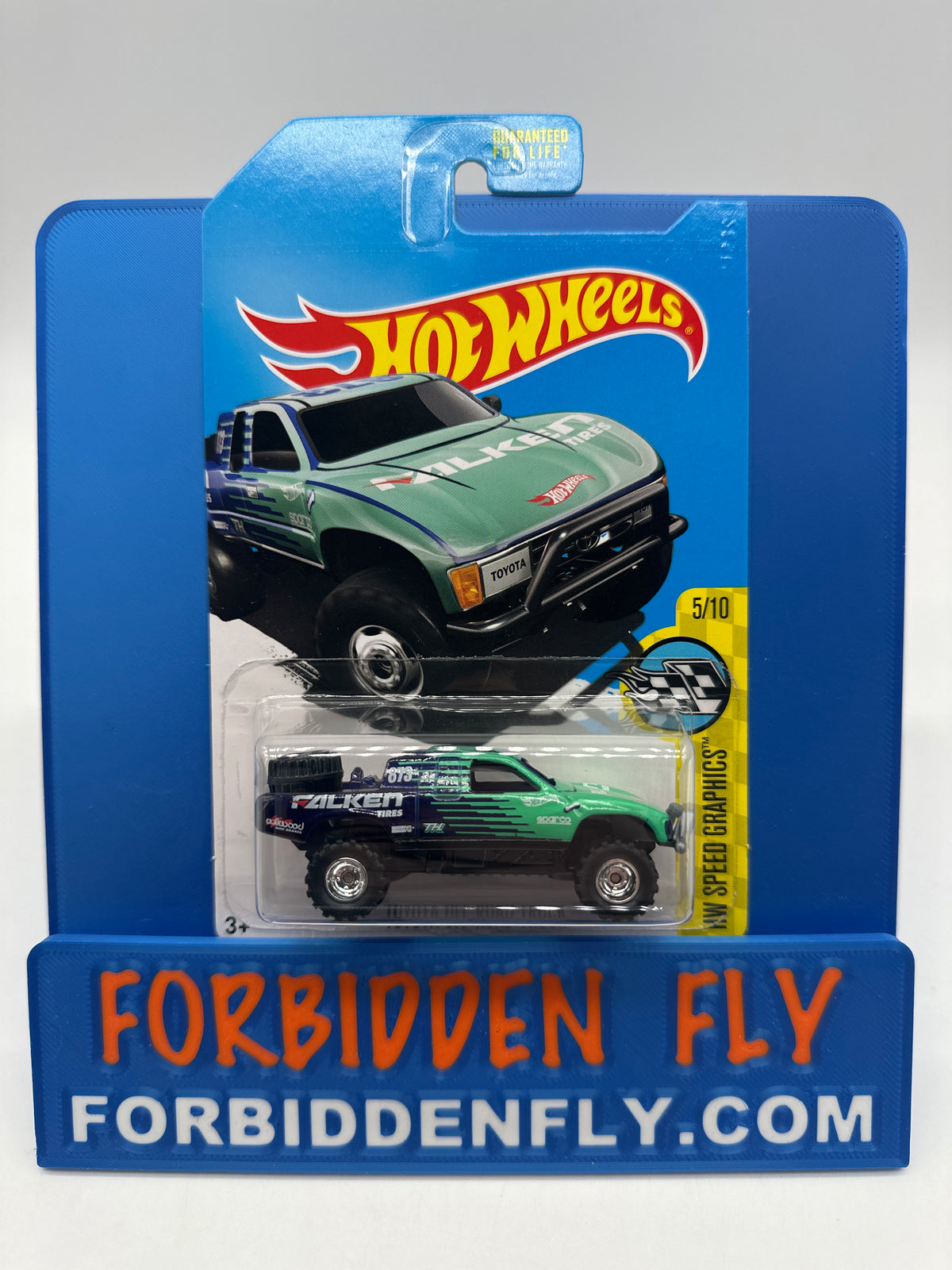 Hot Wheels Super Treasure Hunt - 2017 D Case - Falken Toyota Off-Road Truck