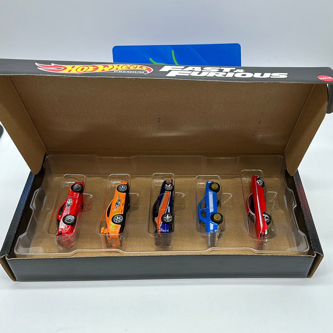 Hot Wheels Premium - Fast & Furious - The Racers Edge Limited Edition Boxed Set of 5