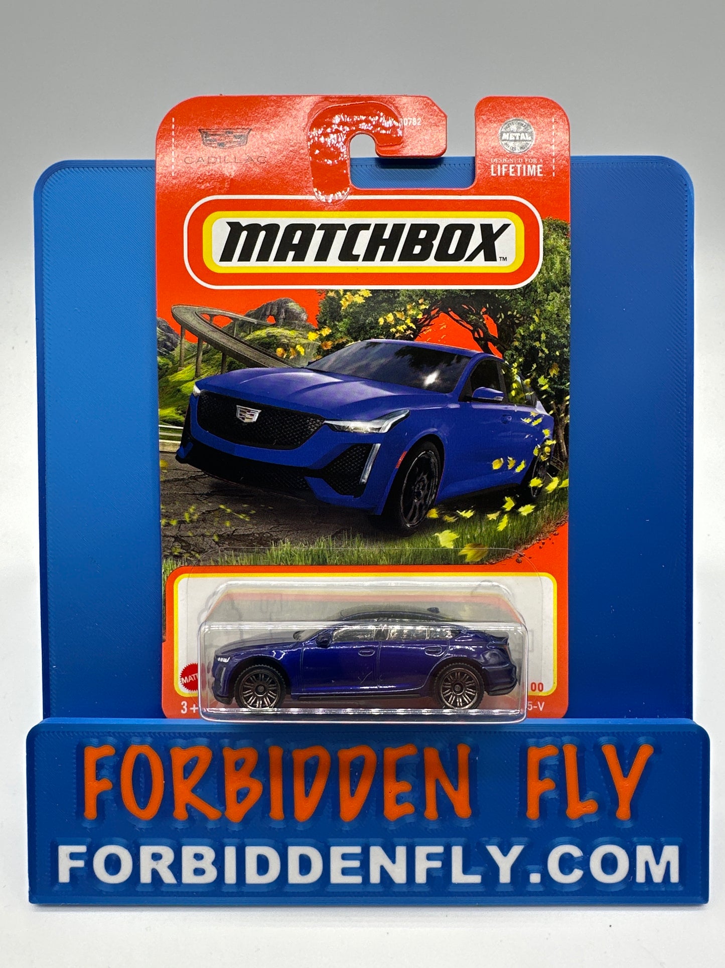 Matchbox - 2024 Mainline #37/100 - 2021 Cadillac CTS-V - Blue