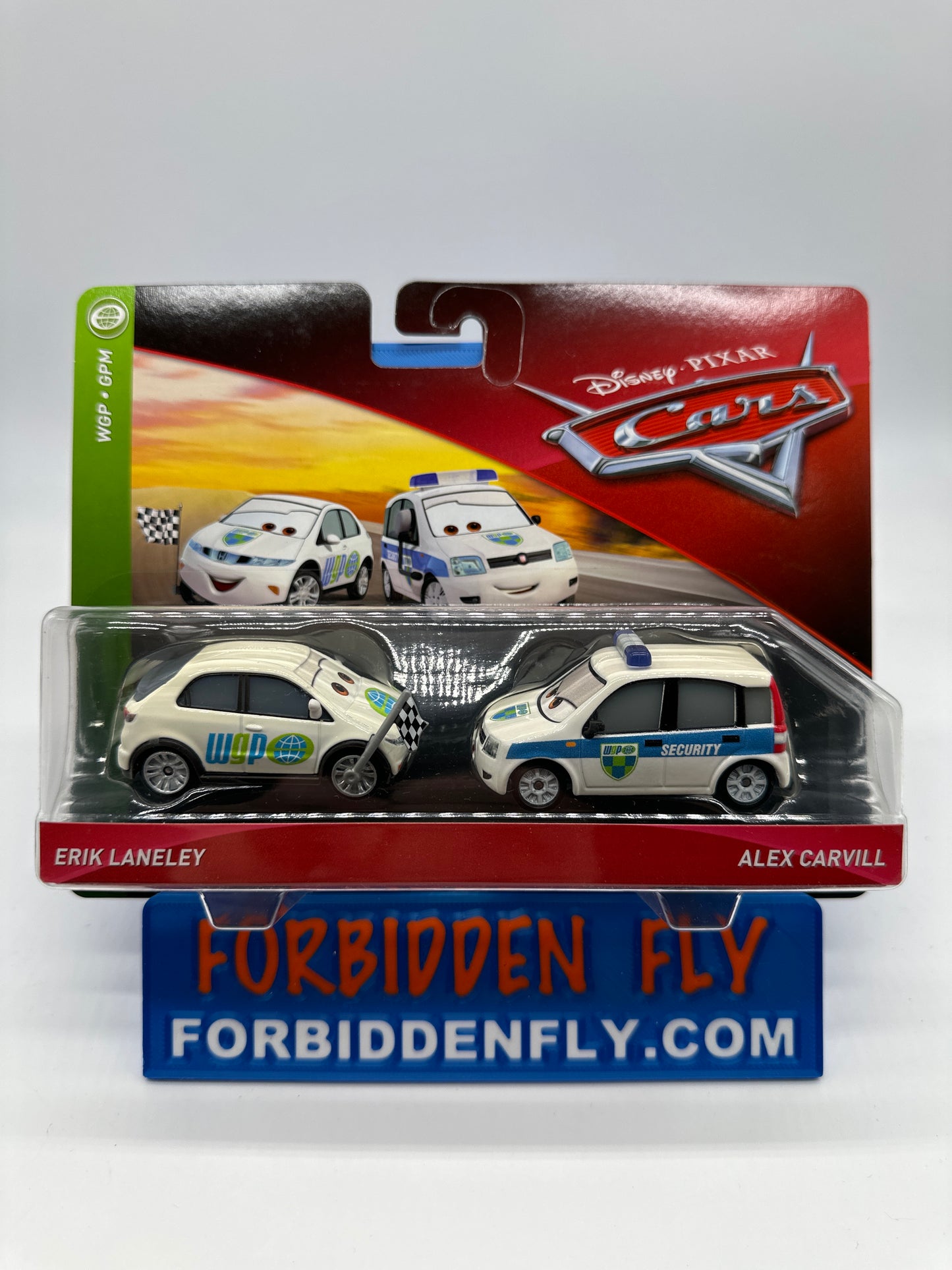 Disney Pixar Cars Movie - WGP World Grand Prix (Two) 2 Pack - Erik Laneley & Alex Carvill