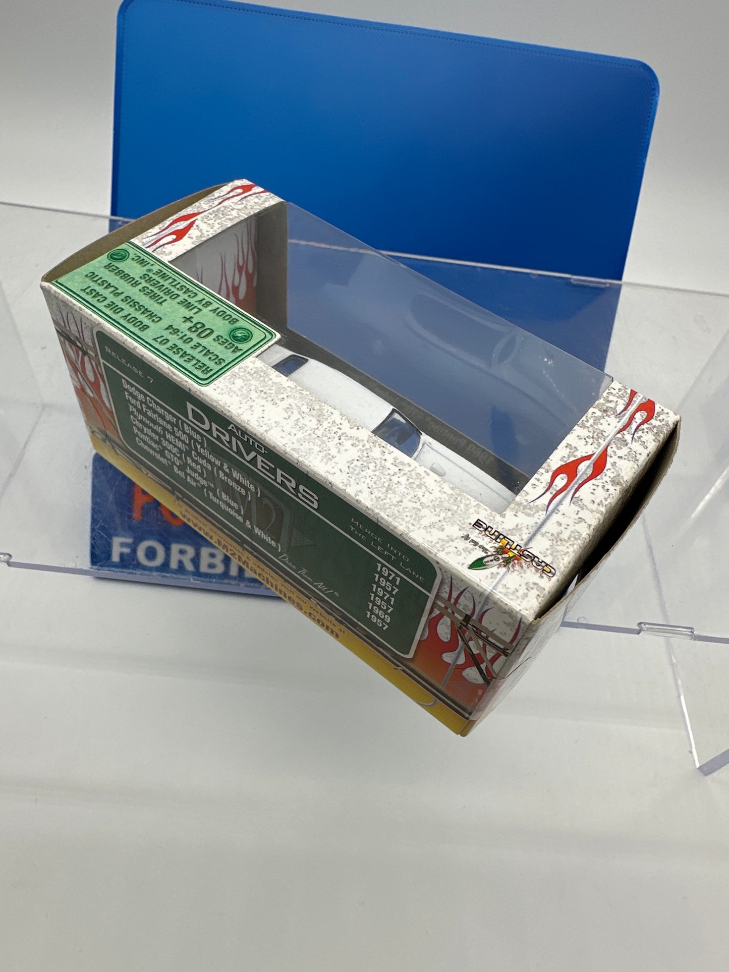 M2 Machines Boxed Car - Auto Drivers Series - 1969 Pontiac GTO - White