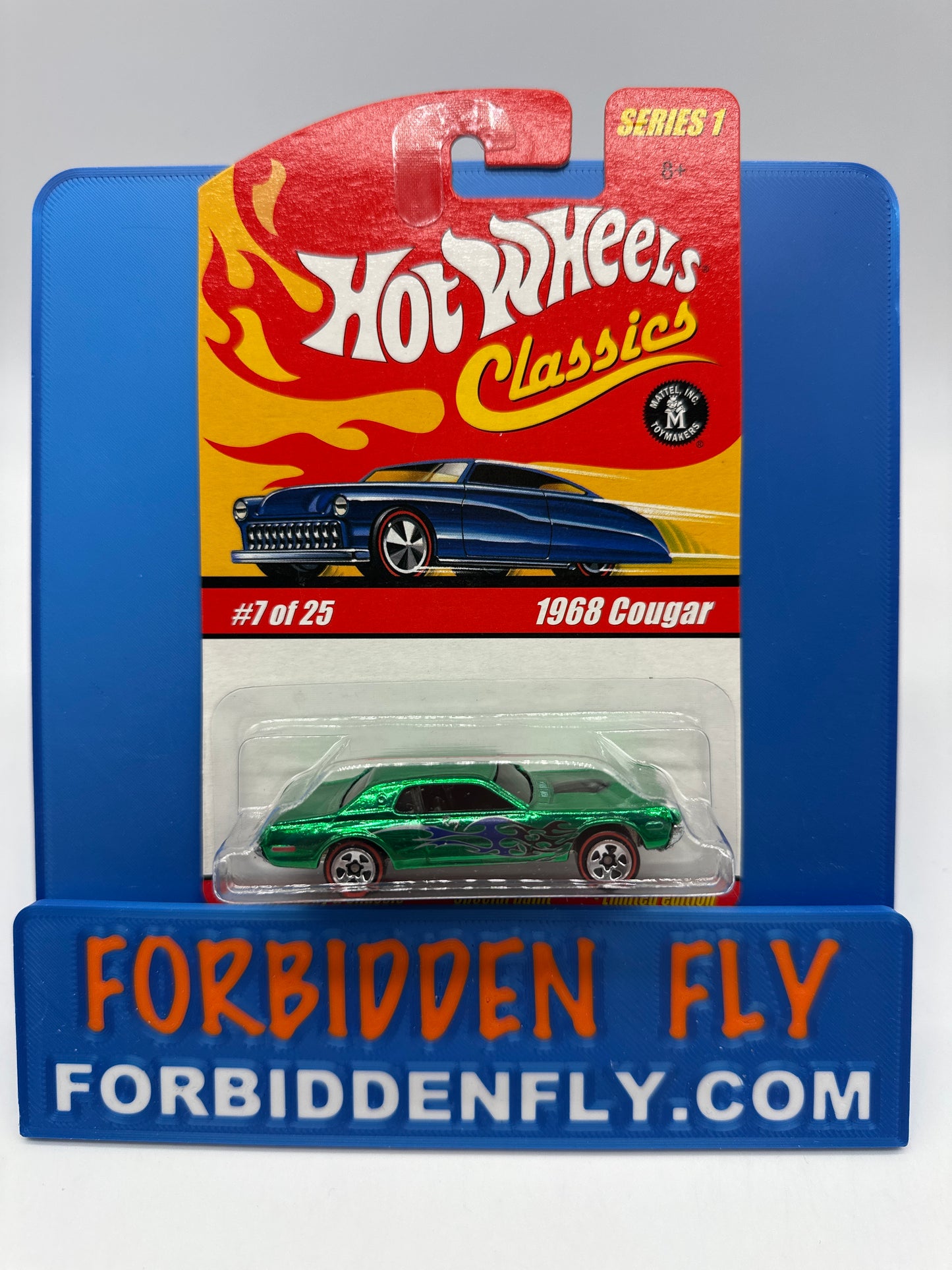 Hot Wheels Classics - Series 1 #7 of 25 - Green 1968 Cougar