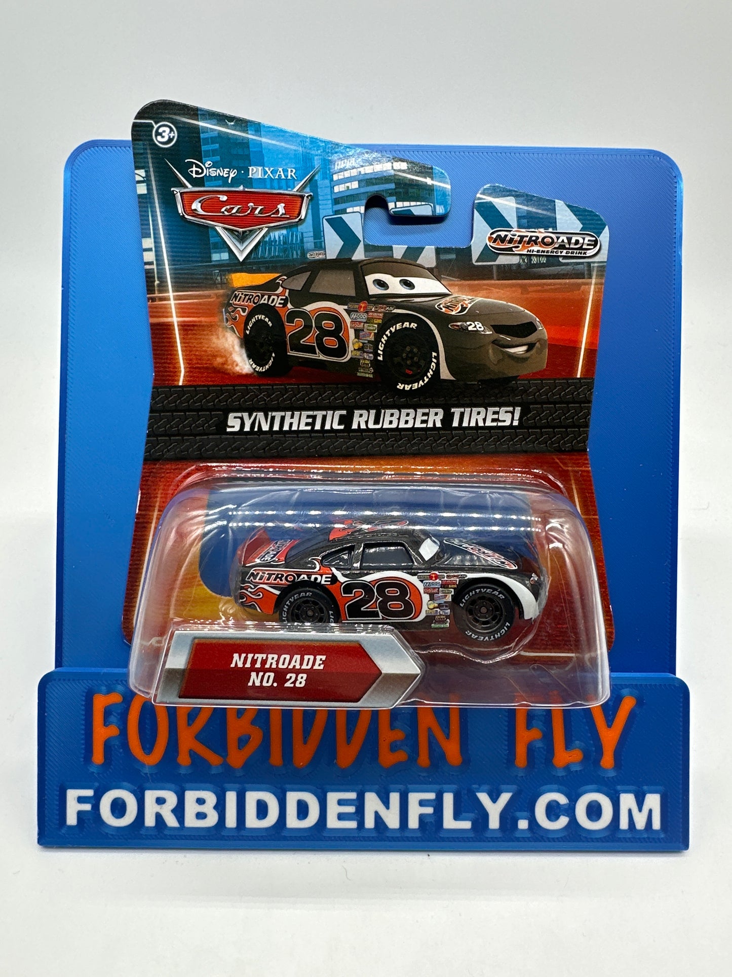 Disney Pixar Cars Movie - Piston Cup Racer w/ Synthetic Rubber Tires #28 Nitroade