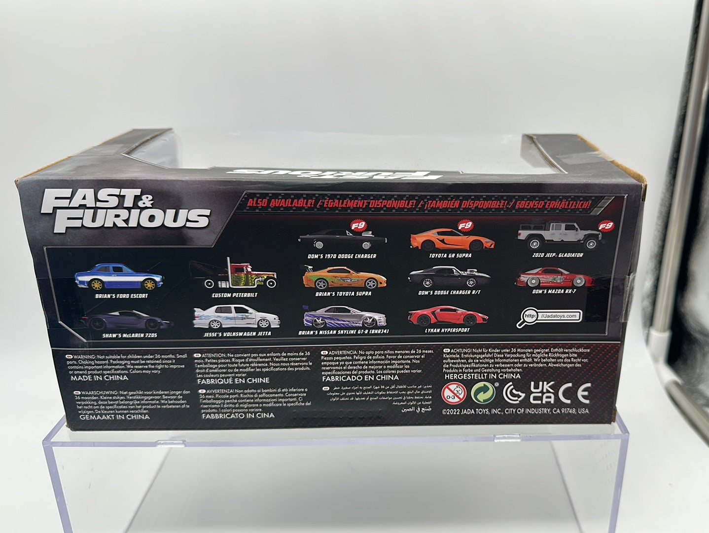 Jada 1:24 Scale - Fast and Furious - Brian’s Nissan GT-R (R35) Ben Sopra