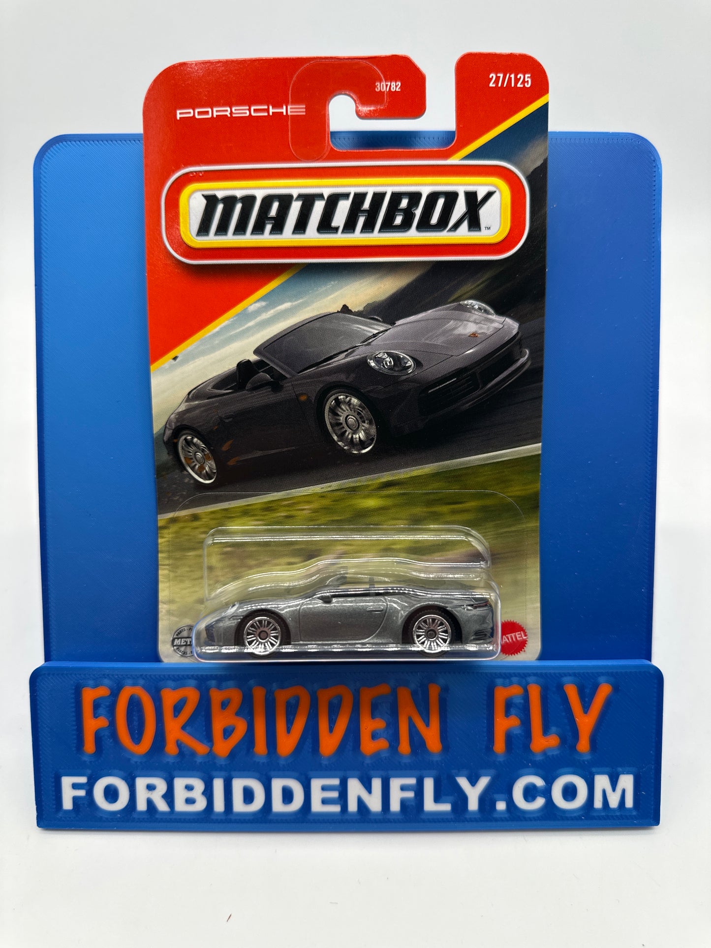 Matchbox - 2025 Mainline #27/125 - Porsche 911 Carrera Cabriolet - Gray