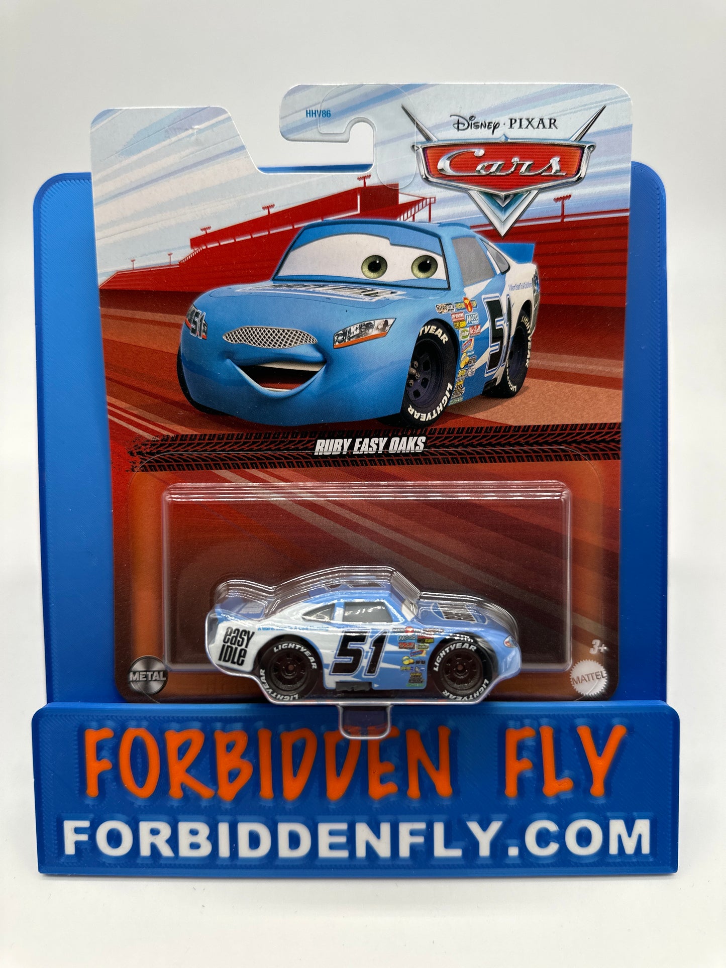 Disney Pixar Cars Movie - 2024 Release - Piston Cup Racer - Ruby Easy Oaks (#51 Easy Idle)