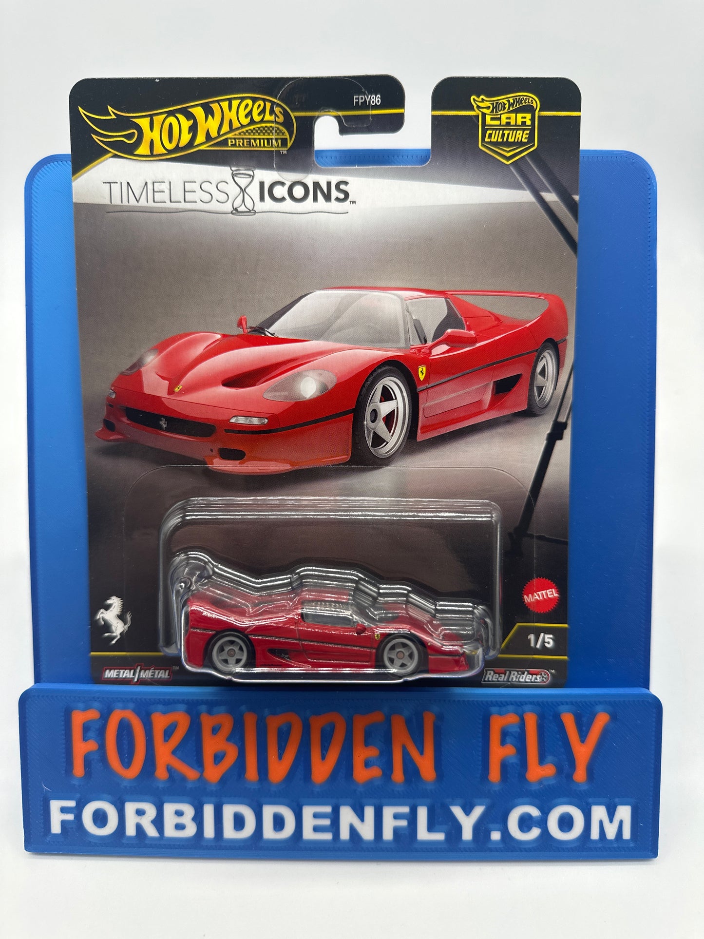 Hot Wheels Car Culture Premium - Timeless Icons Series Single - #1/5 - Ferrari F50