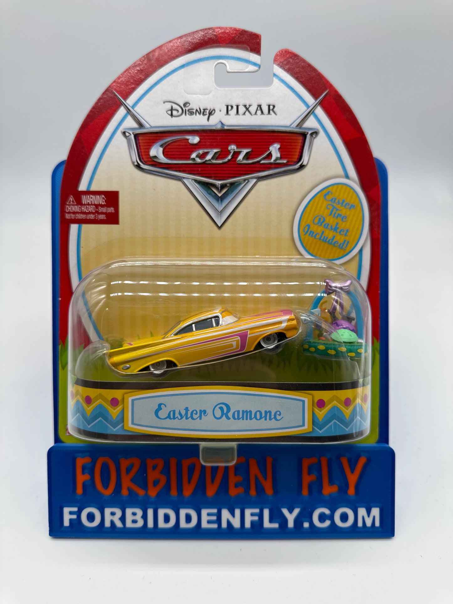 Disney Pixar Cars Movie - Easter Series With Tire Basket - Easter Ramone