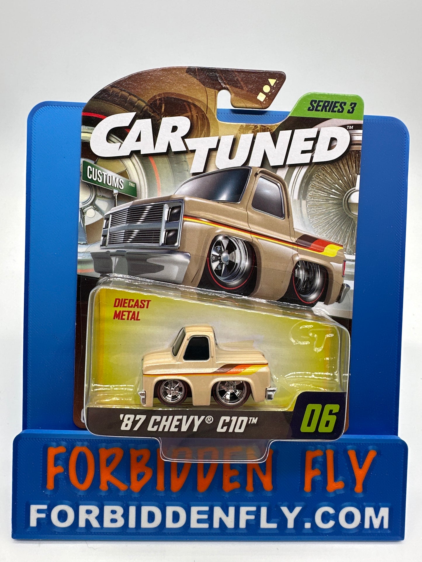 CarTuned - Series 3 Regular Retail Release #06 - Tan ‘87 Chevy C10