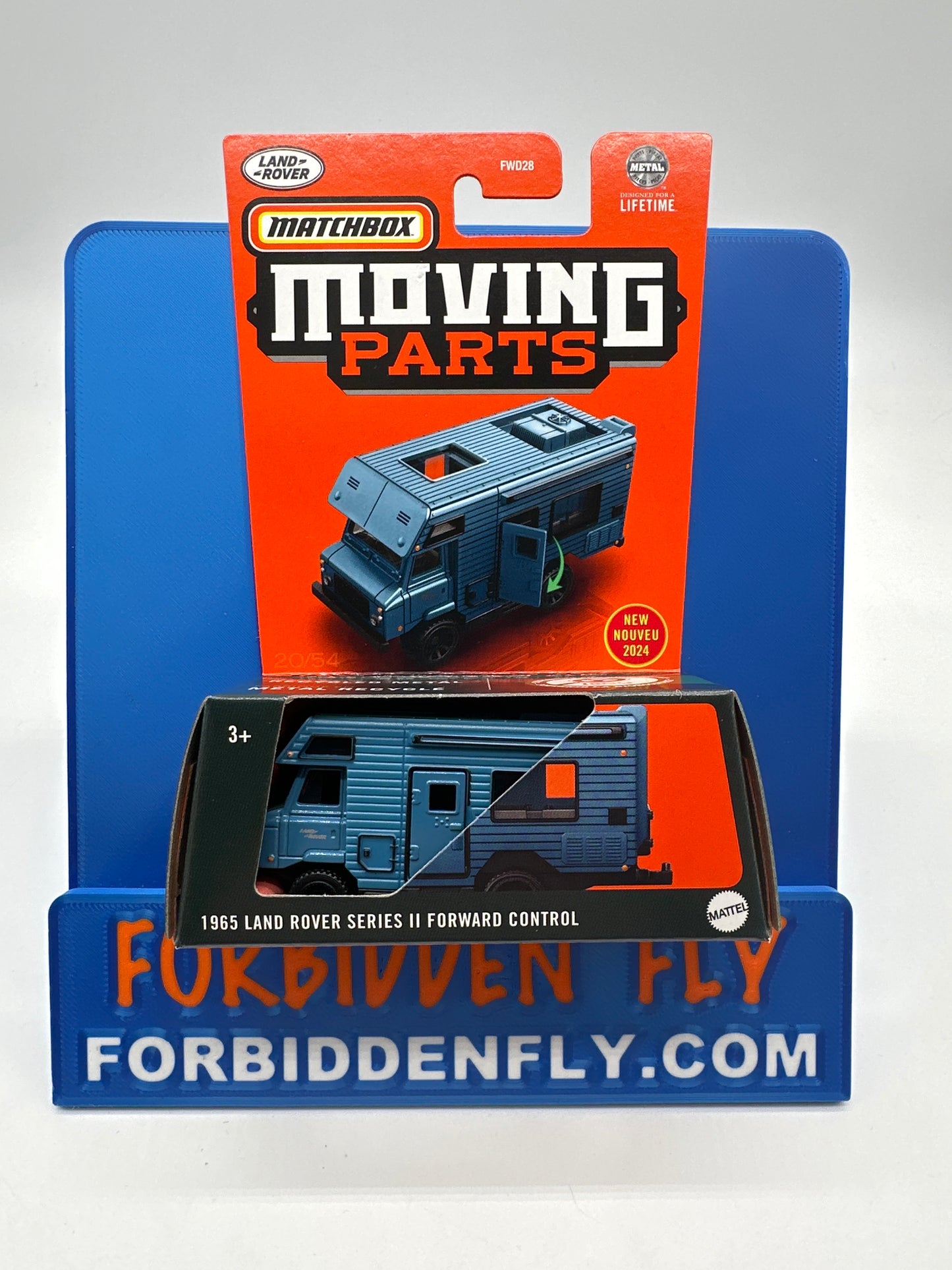 Matchbox Moving Parts Series 2024 - 1965 Land Rover Series II Forward Control - Blue