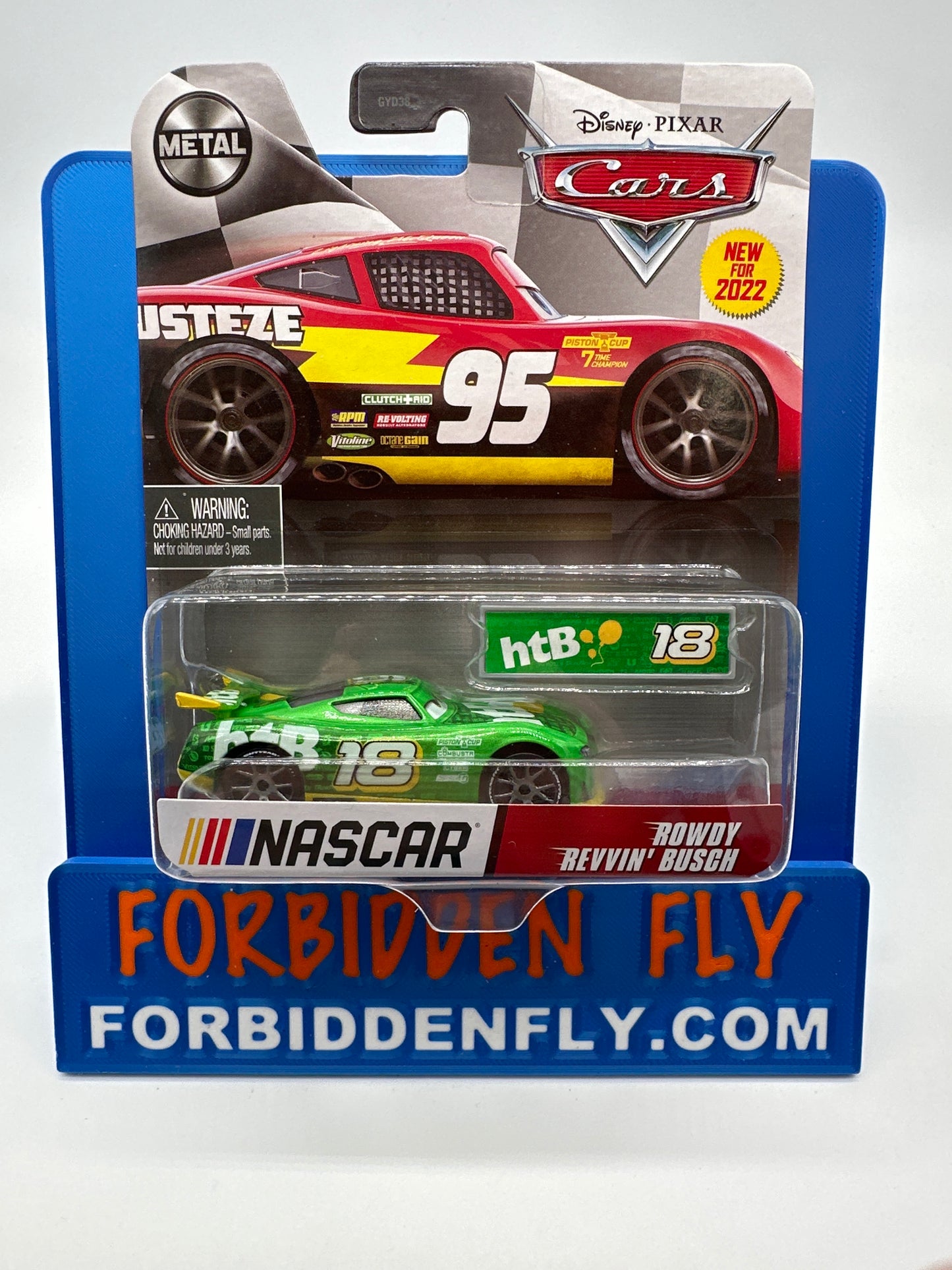 Disney Pixar Cars Movie - 2022 NASCAR Series - Rowdy Revvin’ Busch