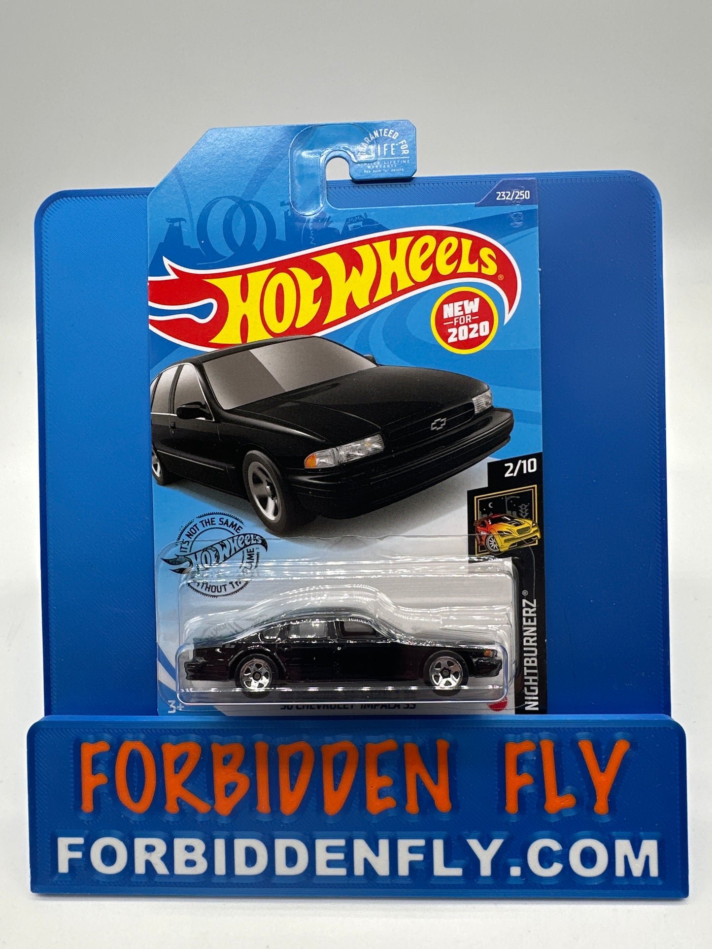 Hot Wheels Mainline - 2020 Nightburnerz Series - ‘96 Chevrolet Impala SS - Black