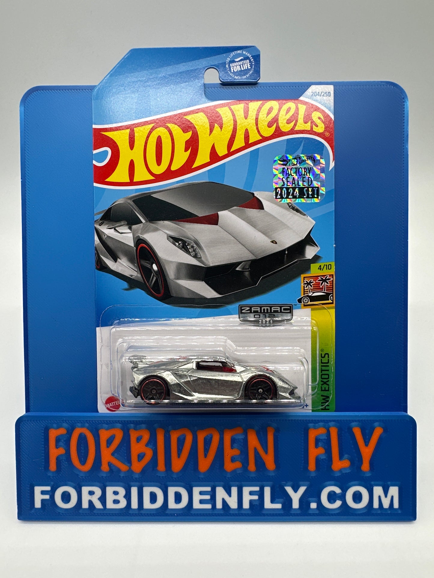 Hot Wheels Mainline - 2024 Factory Sticker - Wal Mart Zamac Edition - Lamborghini Sesto Elemento