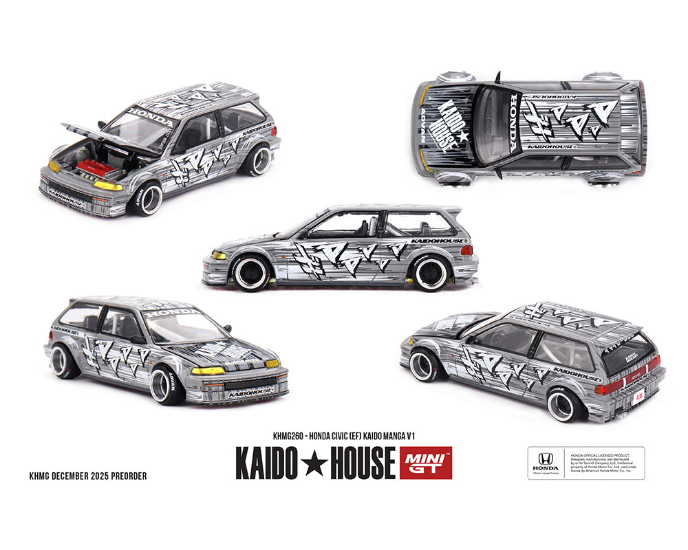 Kaido House (x MiniGT) - Regular #260 - Honda Civic (EF) Manga V1